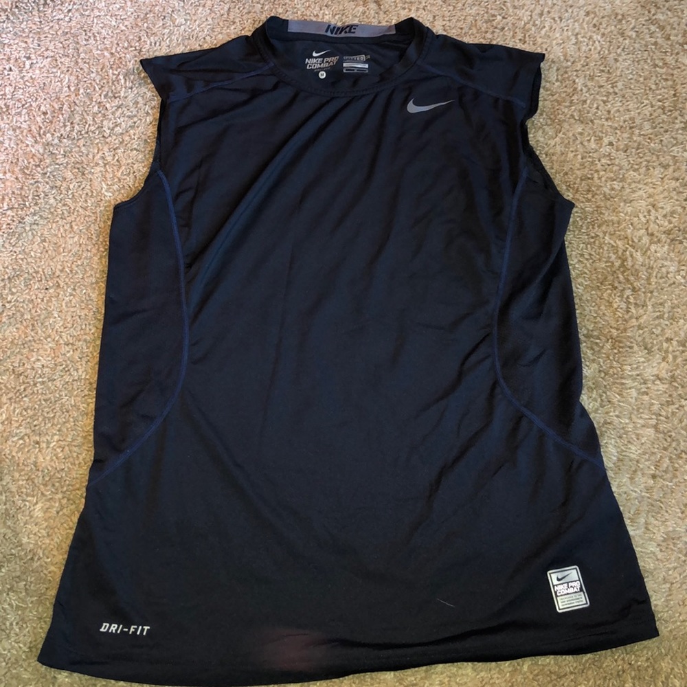 Nike pro combat fitted sleeveless shirt